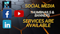 design professional social media post thumbnails