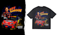 design vintage nascar t shirts in 24hrs