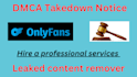 remove leaked onlyfans content under dmca