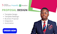 design proposal templates in proposify, template design