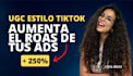create ugc video content for tiktok, meta in spanish