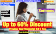 transcribe your sermon and biblical presentation same day