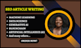 write machine learning article, data science, ai, chatbot articl es