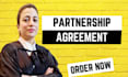 write partnership agreement, joint venture agreement jv