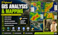 do spatial analysis and gis mapping using arcgis, pro, qgis