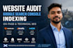fix on page and technical SEO issues plus google search console indexing