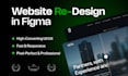 redesign of your website in figma with improved UX and conversions