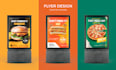 design your flyer for fast food business