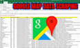 scrap google map data