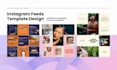 design an instagram feed template design for you