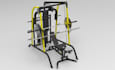 design gym equipment on 3d