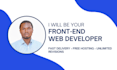 develop responsive frontend web interfaces using react js
