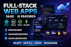 build full stack web app or saas with react, nextjs, node and mongodb
