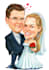 draw your wedding caricature