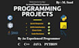 do c, cpp, python and java programming projects and game developments