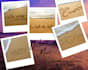 write your beautiful names and greeting beach as video, pic