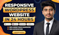 design, build, redesign, develop, clone, update, or customize wordpress website