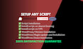 install and setup any codecanyon PHP script