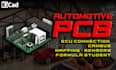 design any small automotive pcb, microcontroller based