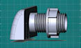 create stl file, 3mf, step from 2d drawing for 3d printing