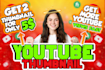 design clickbait youtube thumbnails 2 hours