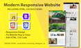 create responsive website or fix bug, edit HTML CSS