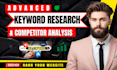 do advanced SEO keyword research and competitor analysis with website audit