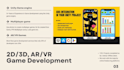 develop interactive VR and ar games and simulations in unity