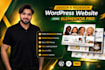 design or redesign a wordpress website using elementor pro