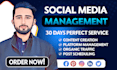 be your social media marketing manager and content creator