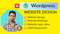 design or redesign wordpress website using elementor pro