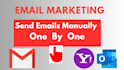 send 500 emails manually one by one
