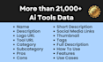 provide 21,000 ai tools data for your ai directory website