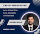 do python web scraping, data mining, data scraping, web scraper