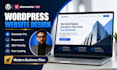 redesign or build a modern wordpress website with elementor pro