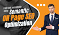 design a detailed topical map with semantic SEO for authority