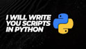 write scripts in python
