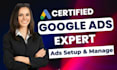 setup and manage your google ads adwords PPC campaign