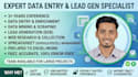 do efficient data entry and data enrichment with admin assistance