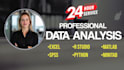 do statistical data analysis in r studio, excel, spss