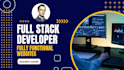 develop a full stack website for you, full stack developer, static website