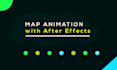 make map animation with after effects
