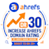 increase, domain rating dr, ahrefs dr, domain rating dr 30