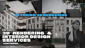 render 3d design exterior, model building, house, office