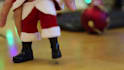 make finger santa dance greeting video