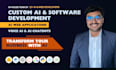 build and deploy full stack ai website, saas as ai software developer