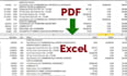 do typing job, convert any scanned or PDF files to excel, data entry