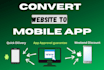 convert any website to ios app and android app