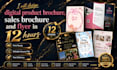 design digital product brochure, sales brochure and flyer in 12 hours