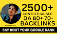 do high quality contextual seo dofollow backlinks